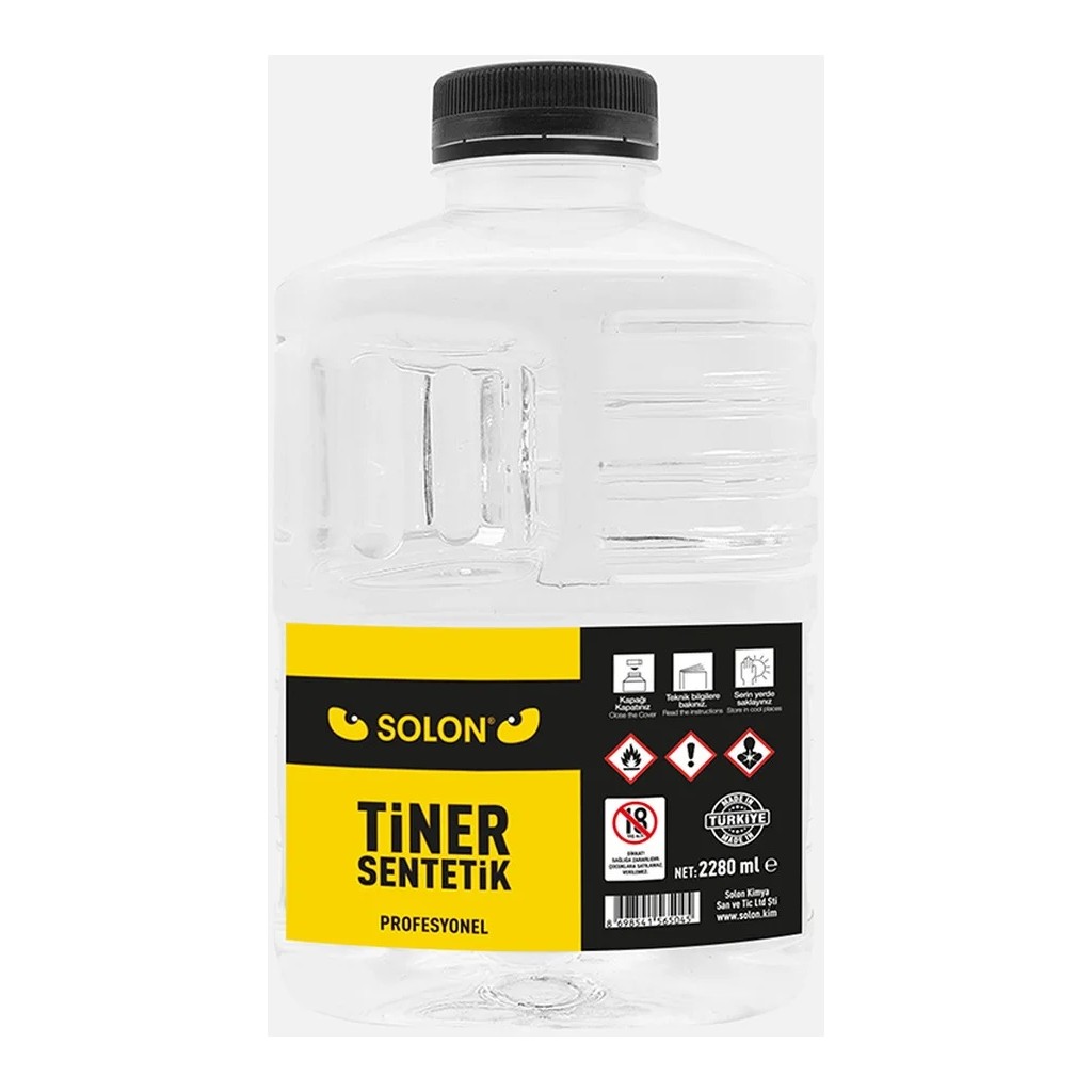 8 x Solon Sentetik Tiner 2280ML Diğer Fiyatı