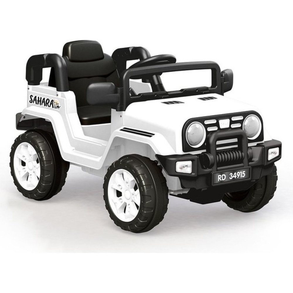 8086 Sahara Beyaz Akülü 12 Volt / +3 Yaş - Renkli Akülü Araba Fiyatı
