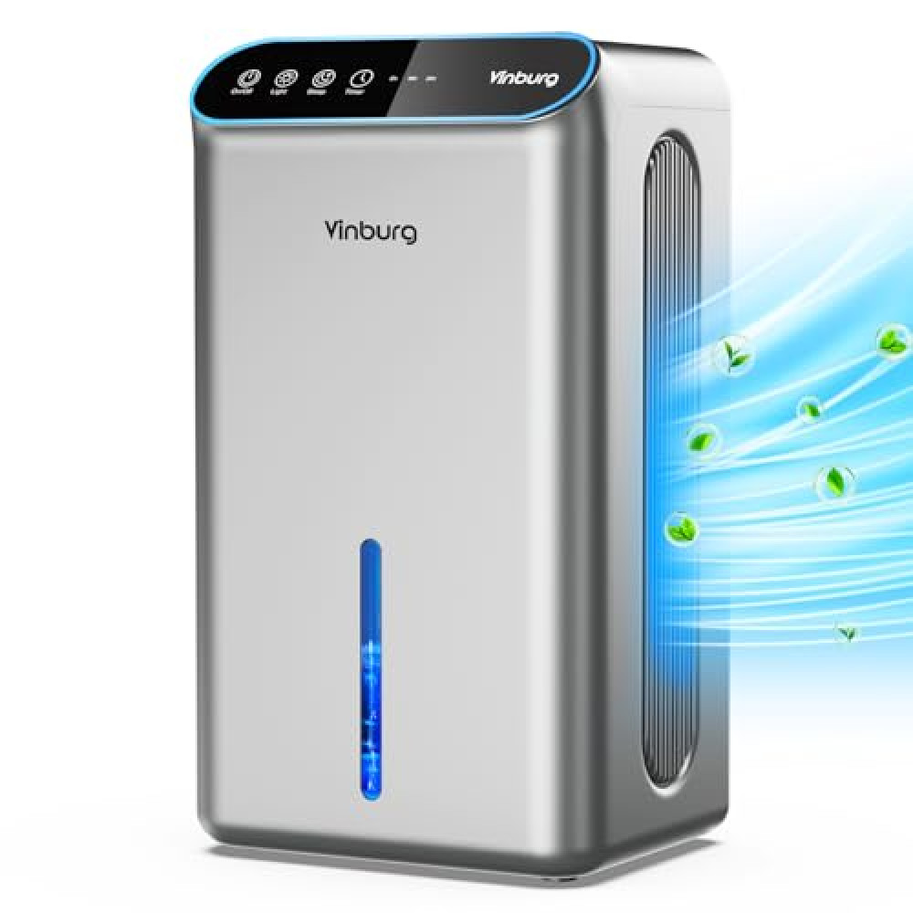 85 OZ Dehumidifier for Home, 800 sq ft Quiet Dehumidifier with Drain Hose, Reusable Filter, Sleep Mode, Auto Shut Off, Timer, Portable for Bedroom Bathroom, Basement Air Purifiers - Humidifiers Fiyatı