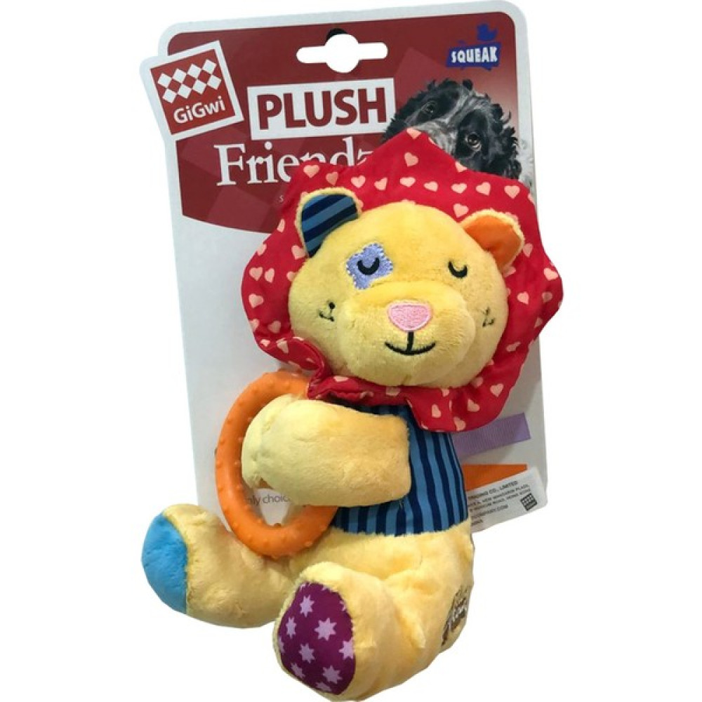 8565 Plush Friendz Sesli Aslan Peluş Çiğneme Halkalı Köpek Oyunca Evcil Hayvan Ürünleri Fiyatı