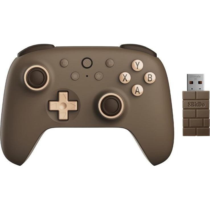 8bitdo Ultimate 2c Kablosuz 2.4g Oyun Kolu Pc Android Hall Effect Joystick Brownie Kahverengi Xbox Oyun Kolu ve Aksesuarları Fiyatı