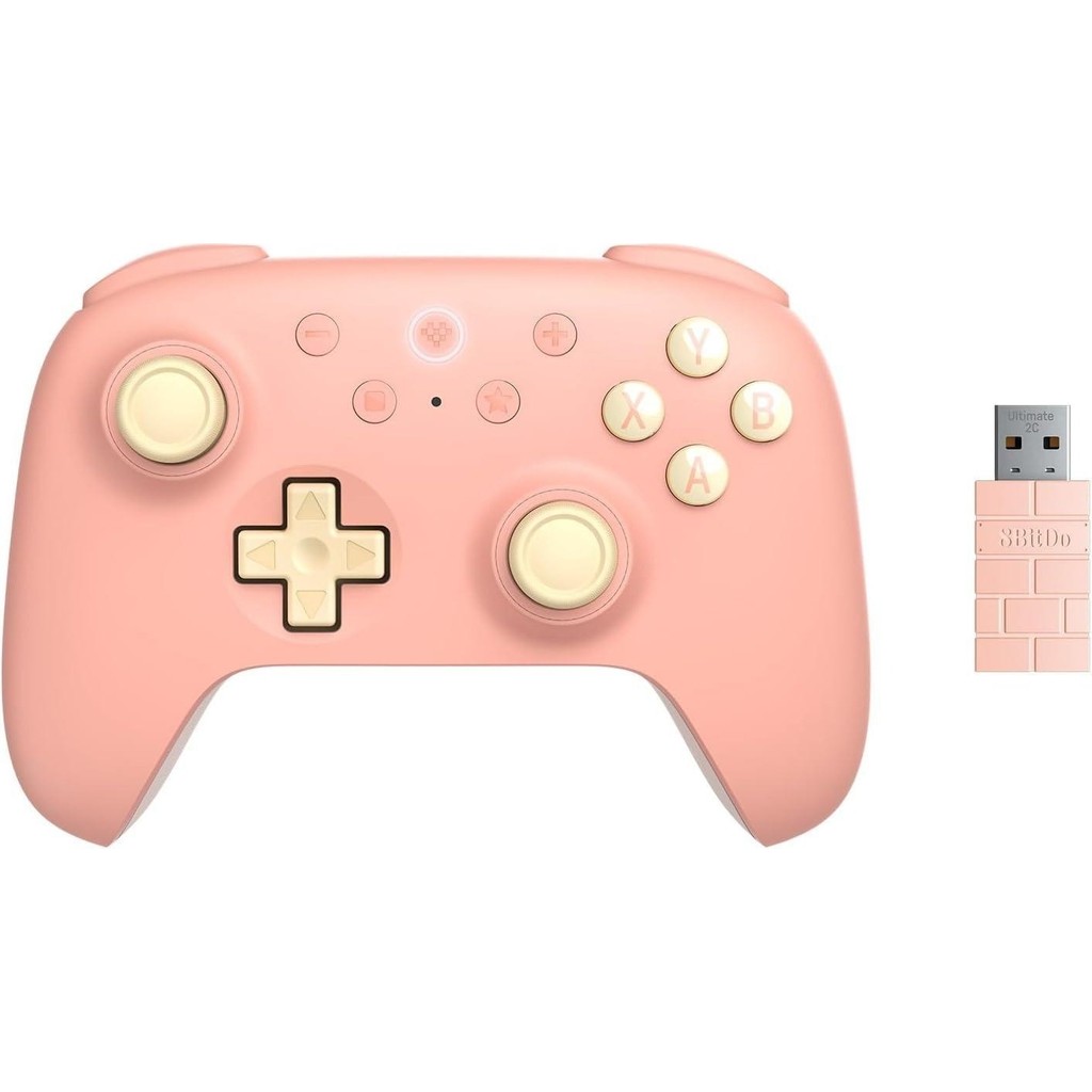 8bitdo Ultimate 2c Kablosuz 2.4g Oyun Kolu Pc Android Hall Effect Joystick Peach Turuncu Xbox Oyun Kolu ve Aksesuarları Fiyatı