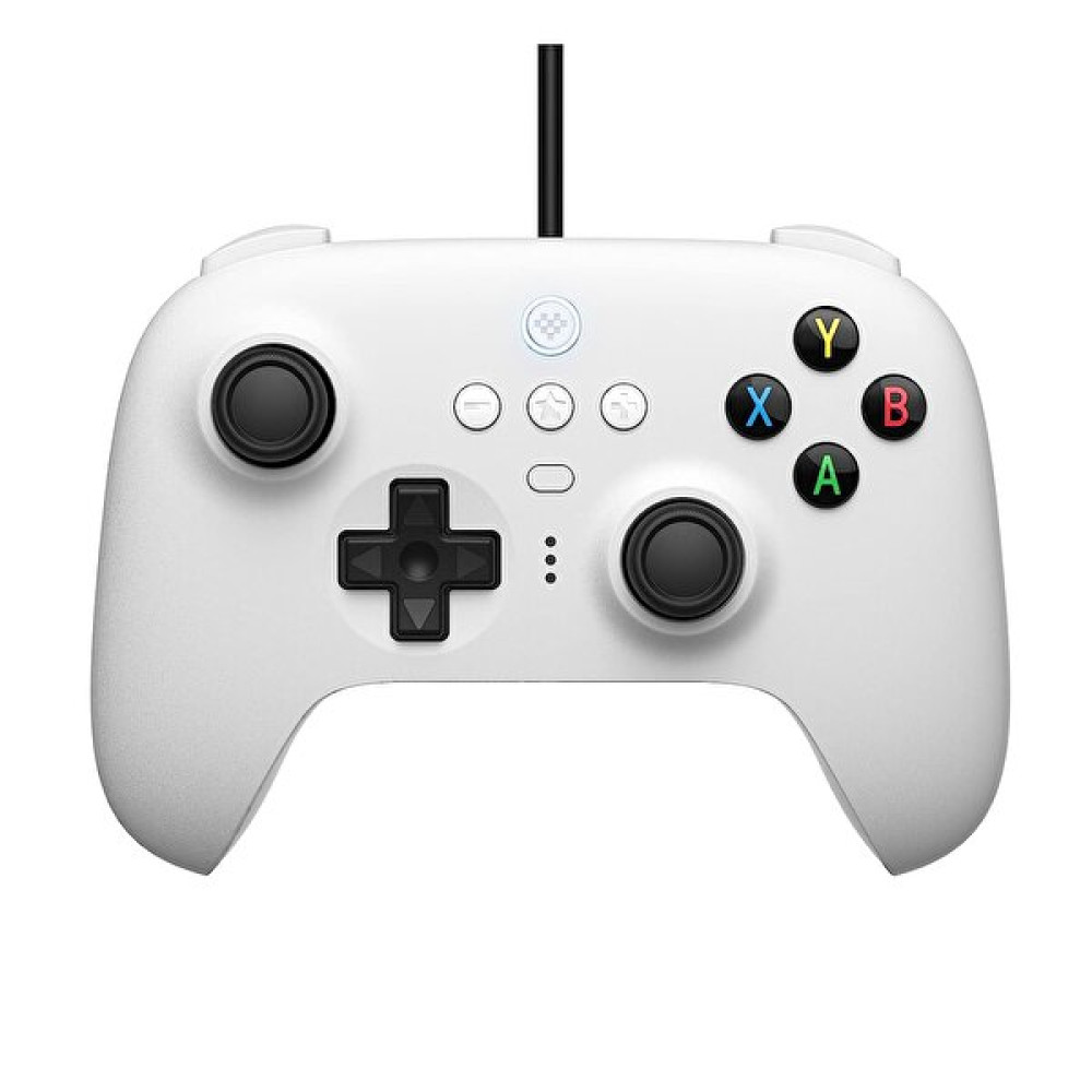 8bitdo Ultimate Kablolu Controller Switch PC Windows 10 Android Steam Deck Raspberry Pi Beyaz Konsol Aksesuarları Fiyatı