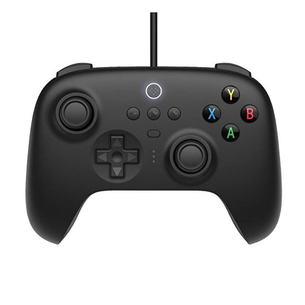 8bitdo Ultimate Kablolu Controller Switch PC Windows 10 Android Steam Deck Raspberry Pi Siyah Konsol Aksesuarları Fiyatı