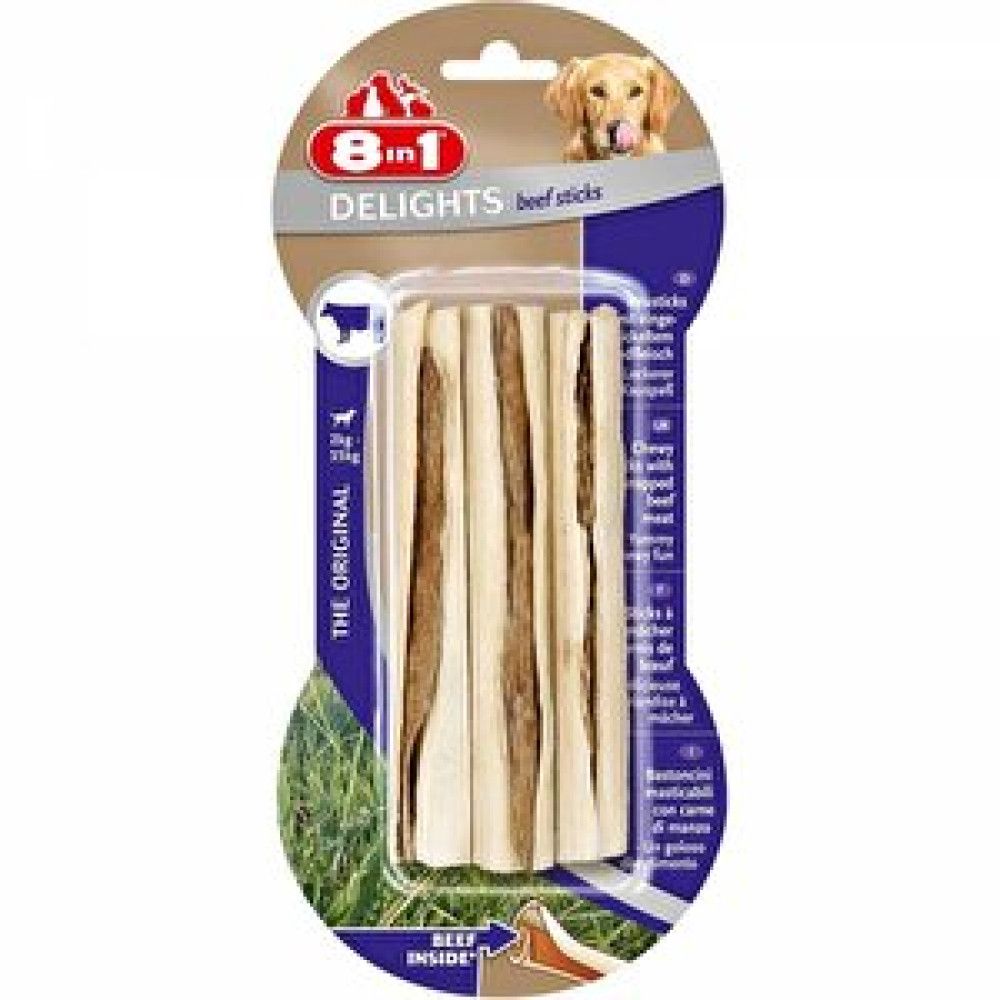 8in1 Delights Beef Sticks Biftekli Köpek Kemiği Çubuk 3 Adet 75 Gr. Evcil Hayvan Ürünleri Fiyatı
