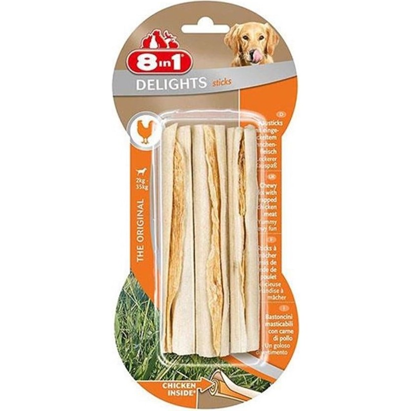 8in1 Delights Bones Köpekler İçin Ağız Bakım Kemiği 3 Lü Sticks Evcil Hayvan Ürünleri Fiyatı