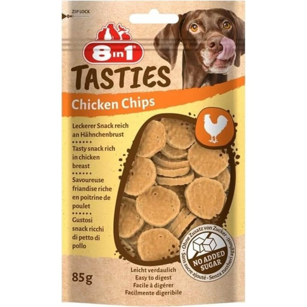 8in1 Tasties Chicken Chips Tavuk Cipsi Köpek Ödülü 85 gr Evcil Hayvan Ürünleri Fiyatı