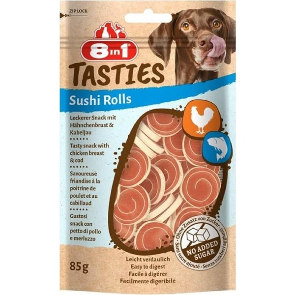 8in1 Tasties Sushi Rolls Tavuklu Balıklı Sushi Köpek Ödülü 85 gr Evcil Hayvan Ürünleri Fiyatı