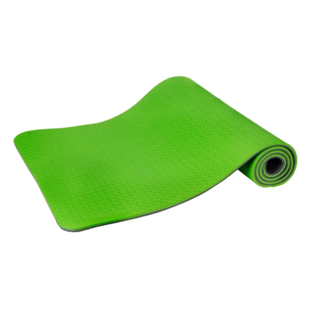 8Mm Çift Taraflı Çevre Dostu Yoga Matı Yeşil Pilates Aletleri Fiyatı