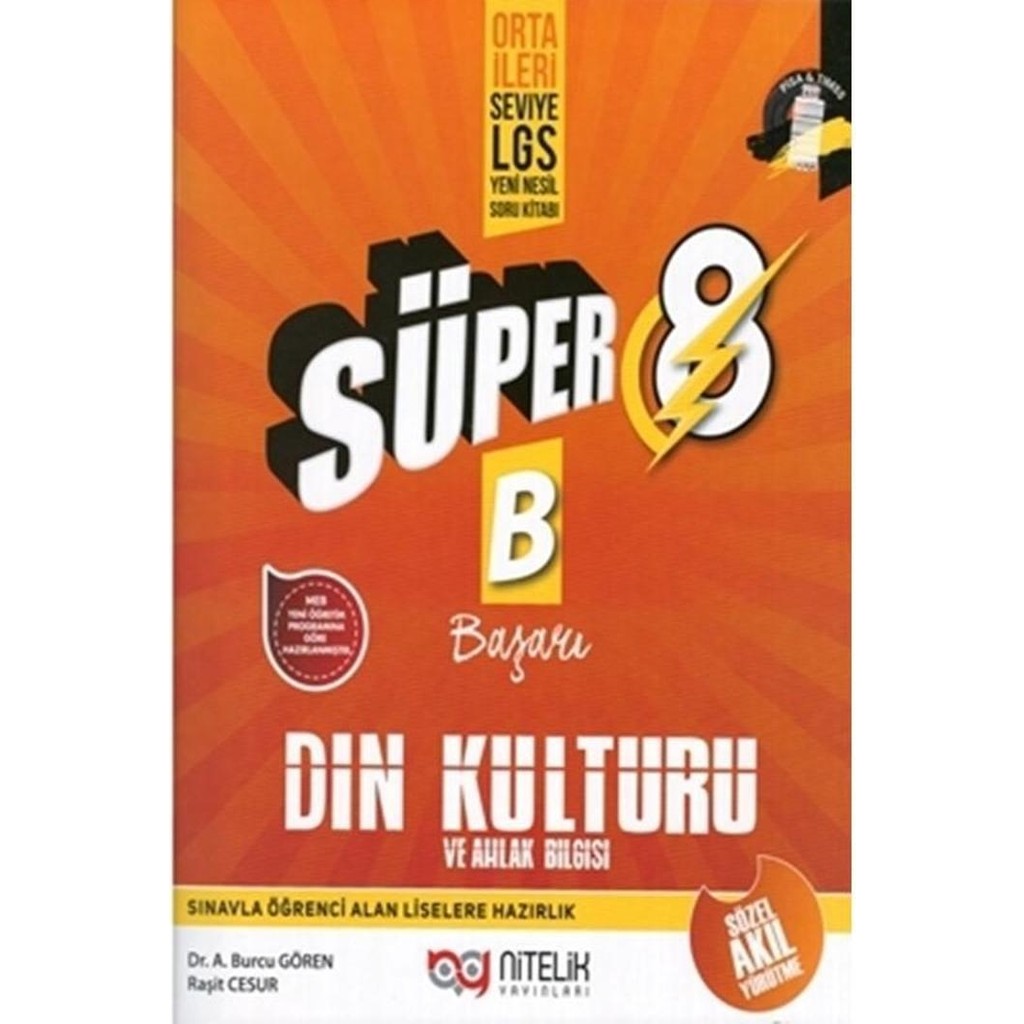 8.sınıf Yeni Nesil Süper Din Kültürü ve Ahlak Bilgisi Soru Kitabı Diğer Fiyatı
