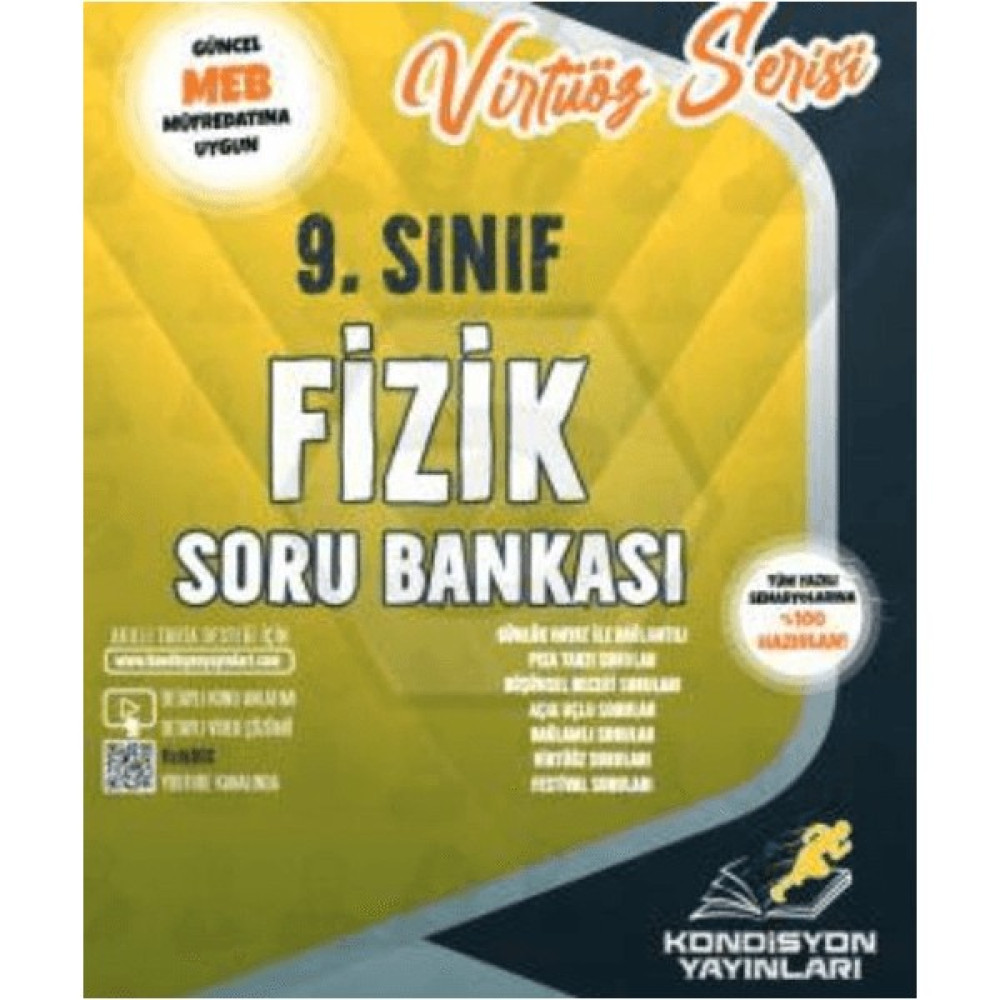 9. Sınıf Fizik Virtüöz Serisi Soru Bankası YGS ve LYS Kitapları Fiyatı