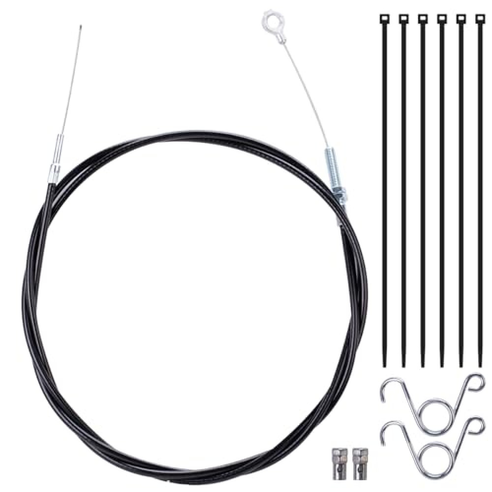90 inch Universal Go Kart Throttle Cable Kit Compatible with Manco Go Cart 8HP Engine ATV Buggy with Brake Return Throttle Pedal Springs