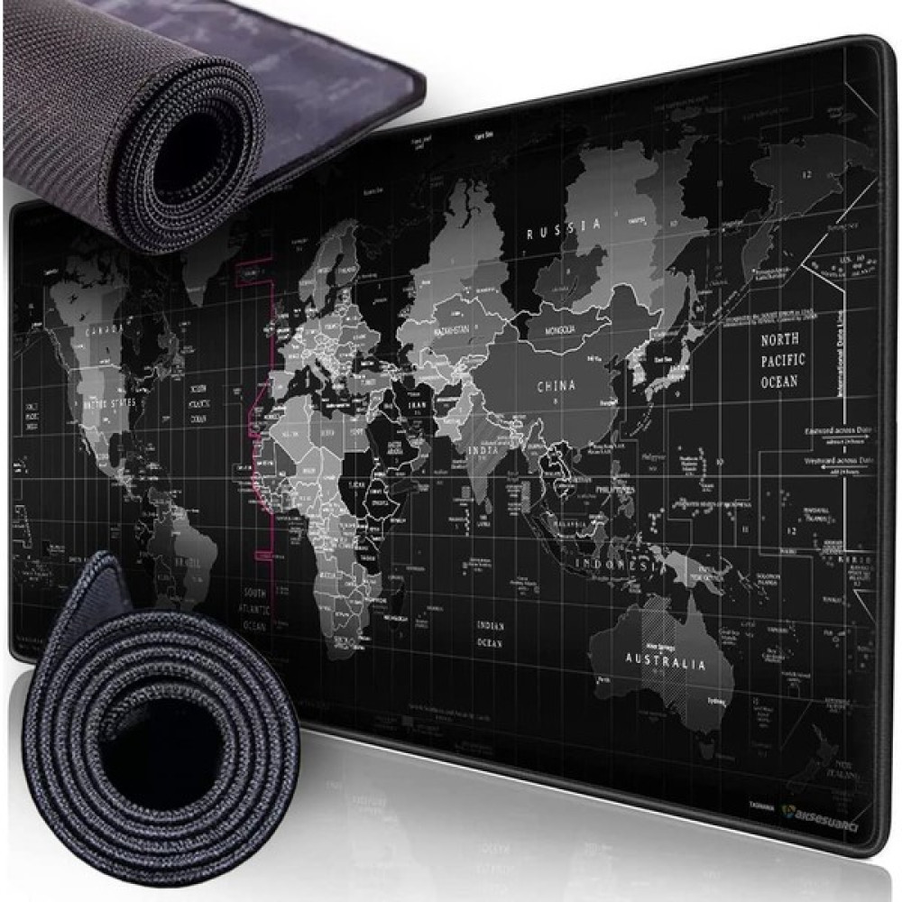 90x40 Büyük Boy Dünya Haritası Desenli XXL World Map Oyuncu Mouse Pad Gaming Mousepad Mouse Pad Fiyatı