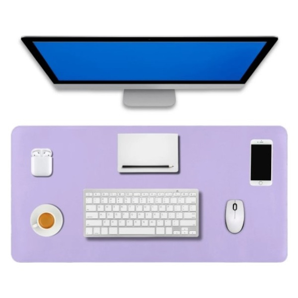 90X40 Xl Deri Mouse Pad,ofis Mouse Pad,masa Matı Sümen,konforlu Mouse Pad,çift Yönlü Mouse Pad - Lila Mouse Pad Fiyatı