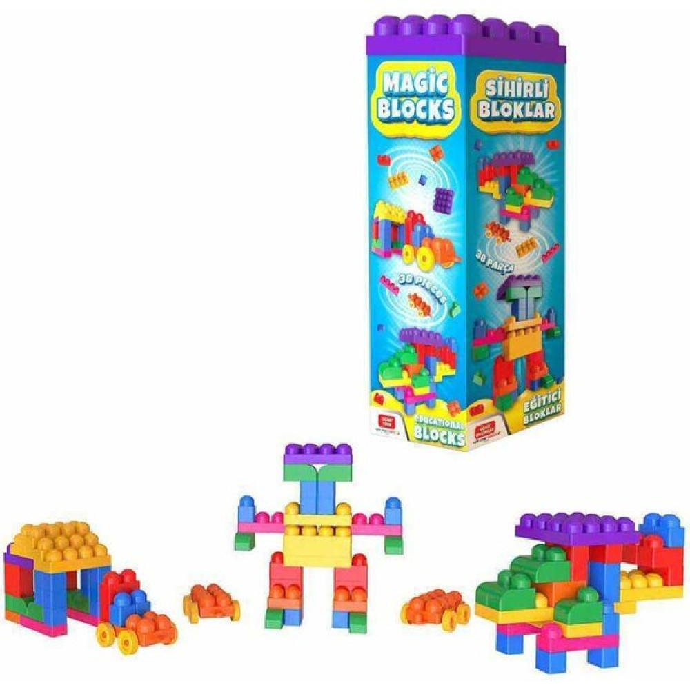 91-Magic Blocks Eğitici Bloklar 38 Parça Oto Boyaları Fiyatı