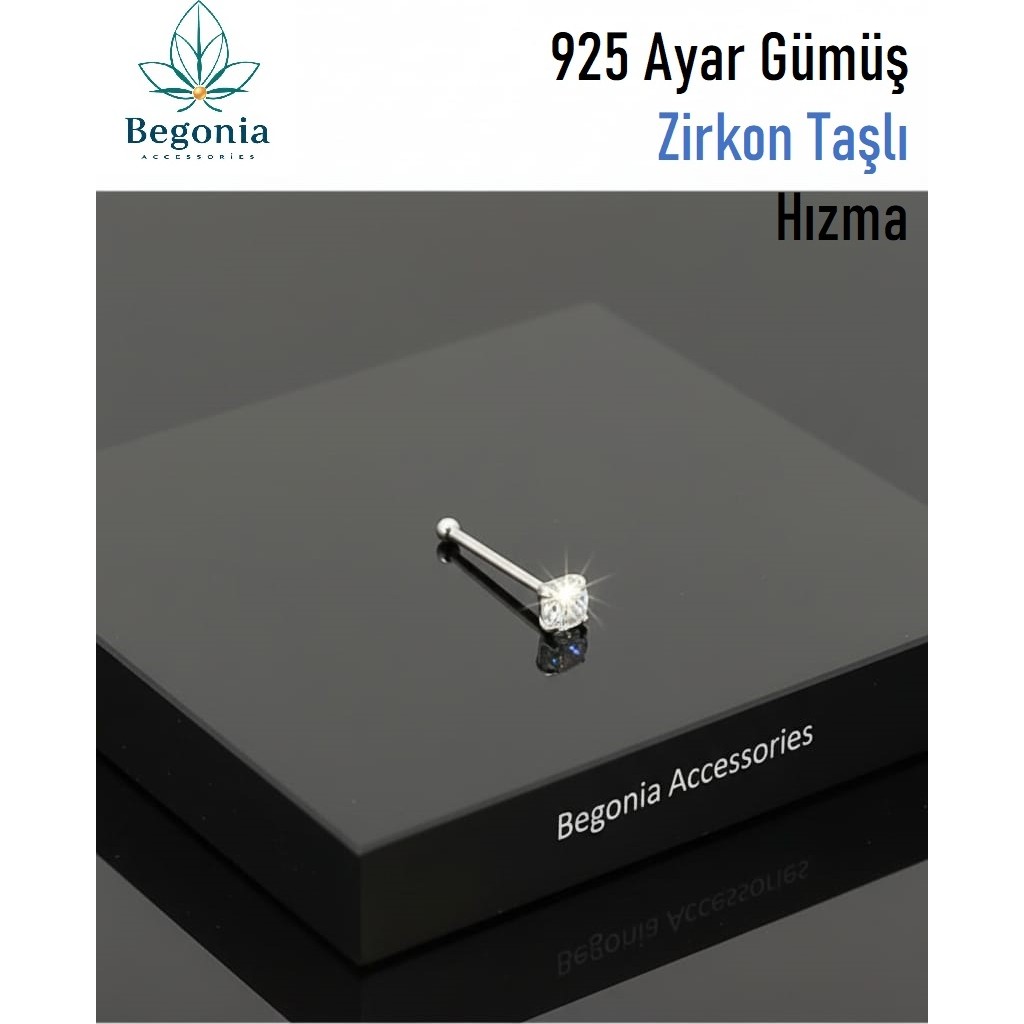 925 Ayar Gümüş Zirkon Taşlı Begonia Accessories Hızma Klasik Tema Oval Şekil Kadın Kullanıcı İçin Diğer Fiyatı