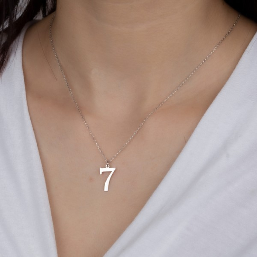 925 Gümüş Rakam 925 Ayar Gümüş Kolye Gümüş Kolye Fiyatı