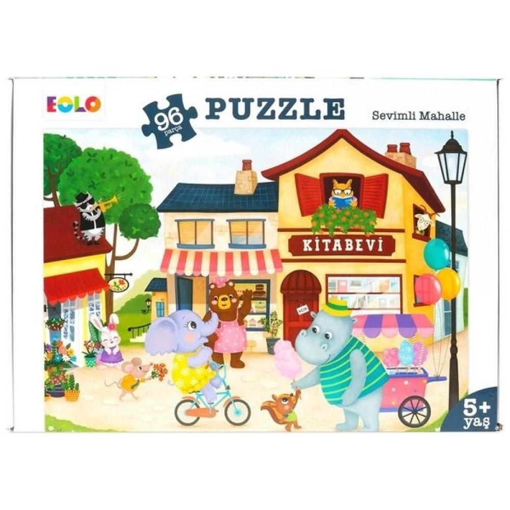 96 Parça Puzzle Sevimli Mahalle Çocuk Öykü Fiyatı
