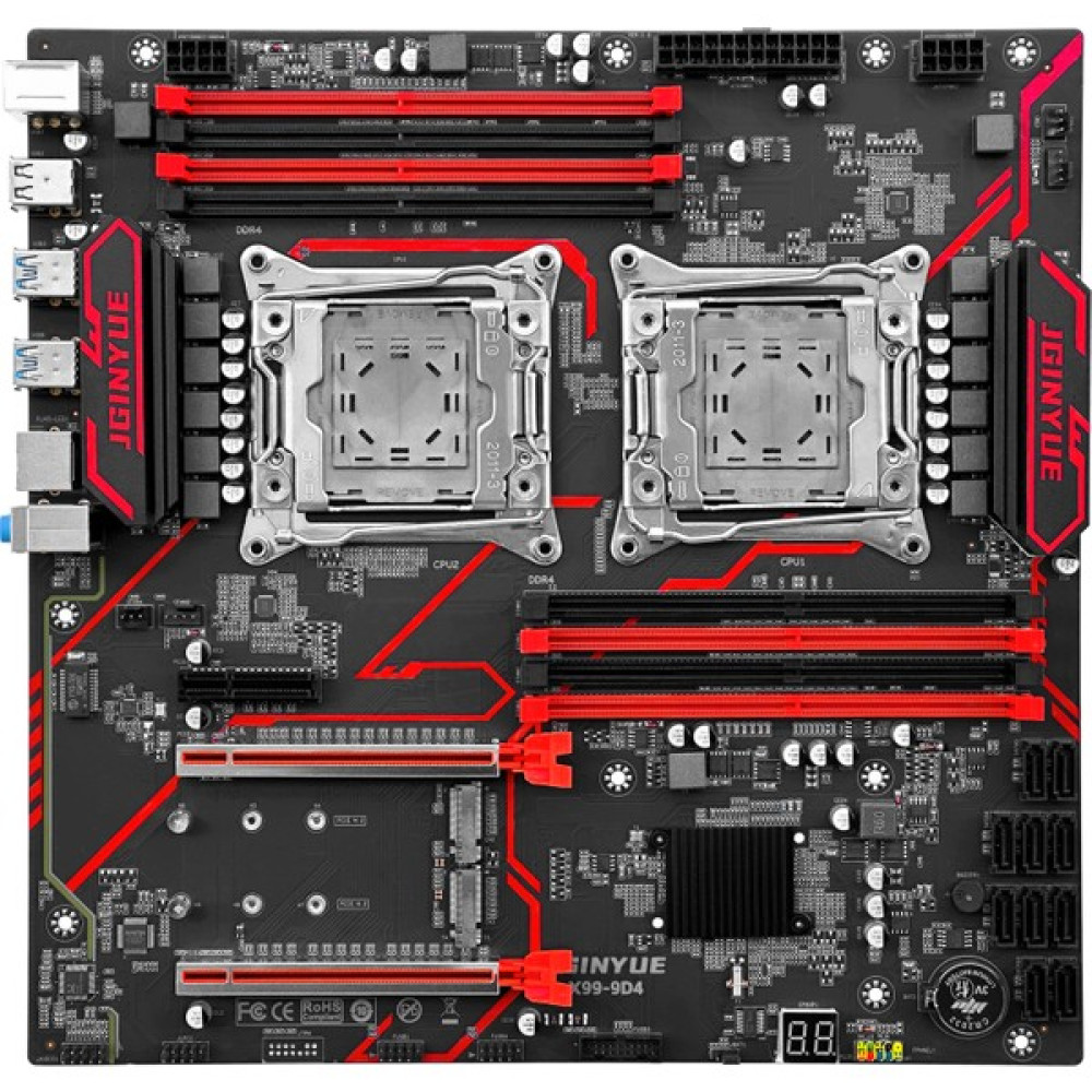 9d4 Intel X99 2666 Mhz Ddr4 Soket Gigabit Ethernet 2011-3 Çift Işlemci Destekli E-Atx Anakart Oto Boyaları Fiyatı
