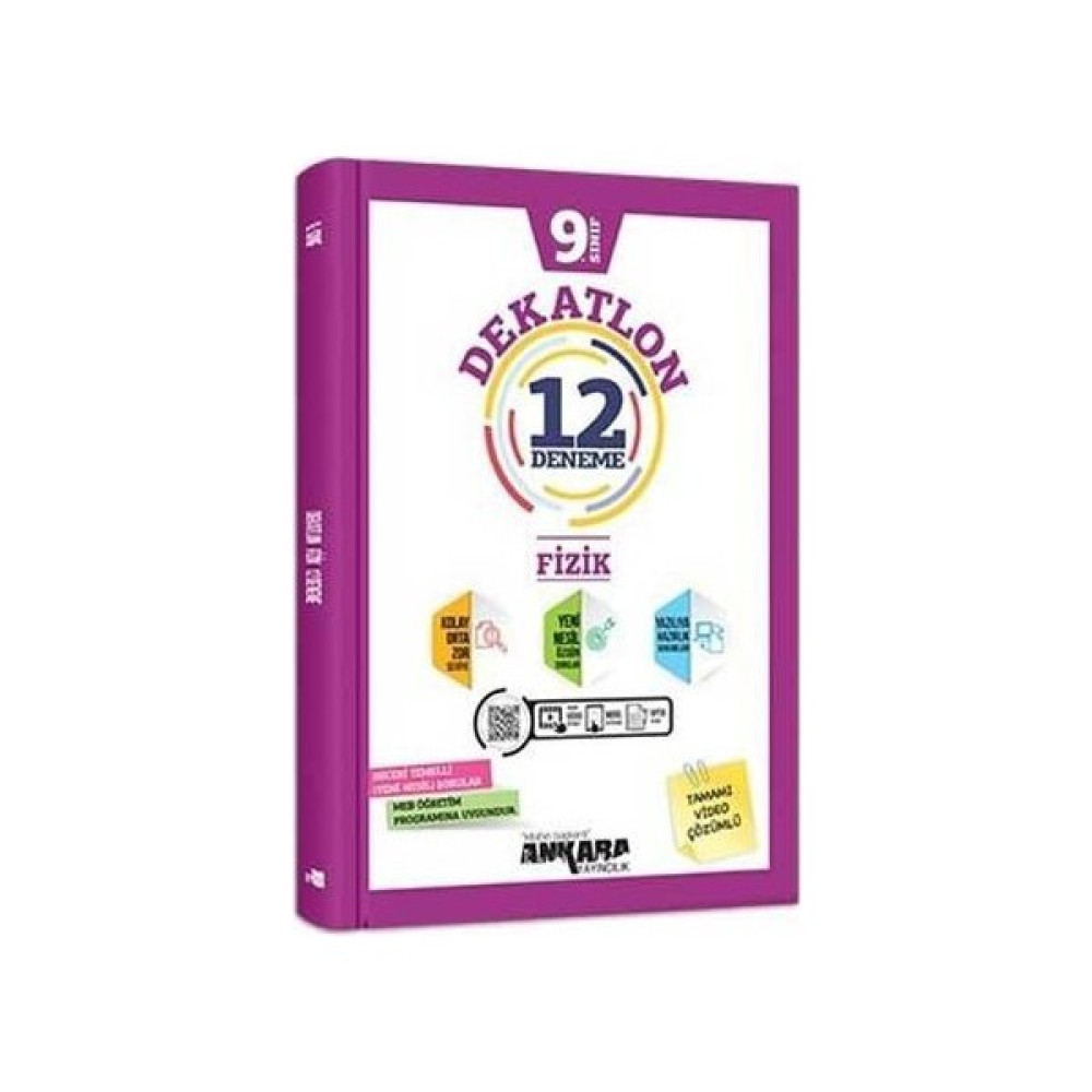 9.Sıınıf Fizik Dekatlon 12 Deneme - Yakup Öztürk - Özkan Öztürk Fizik Fiyatı