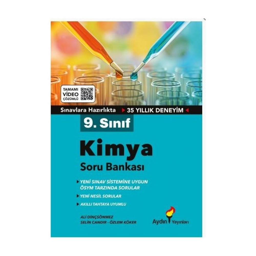 9.sınıf Tamamı Video Çözümlü Kimya Soru Bankası Kaynak Kitapları Fiyatı