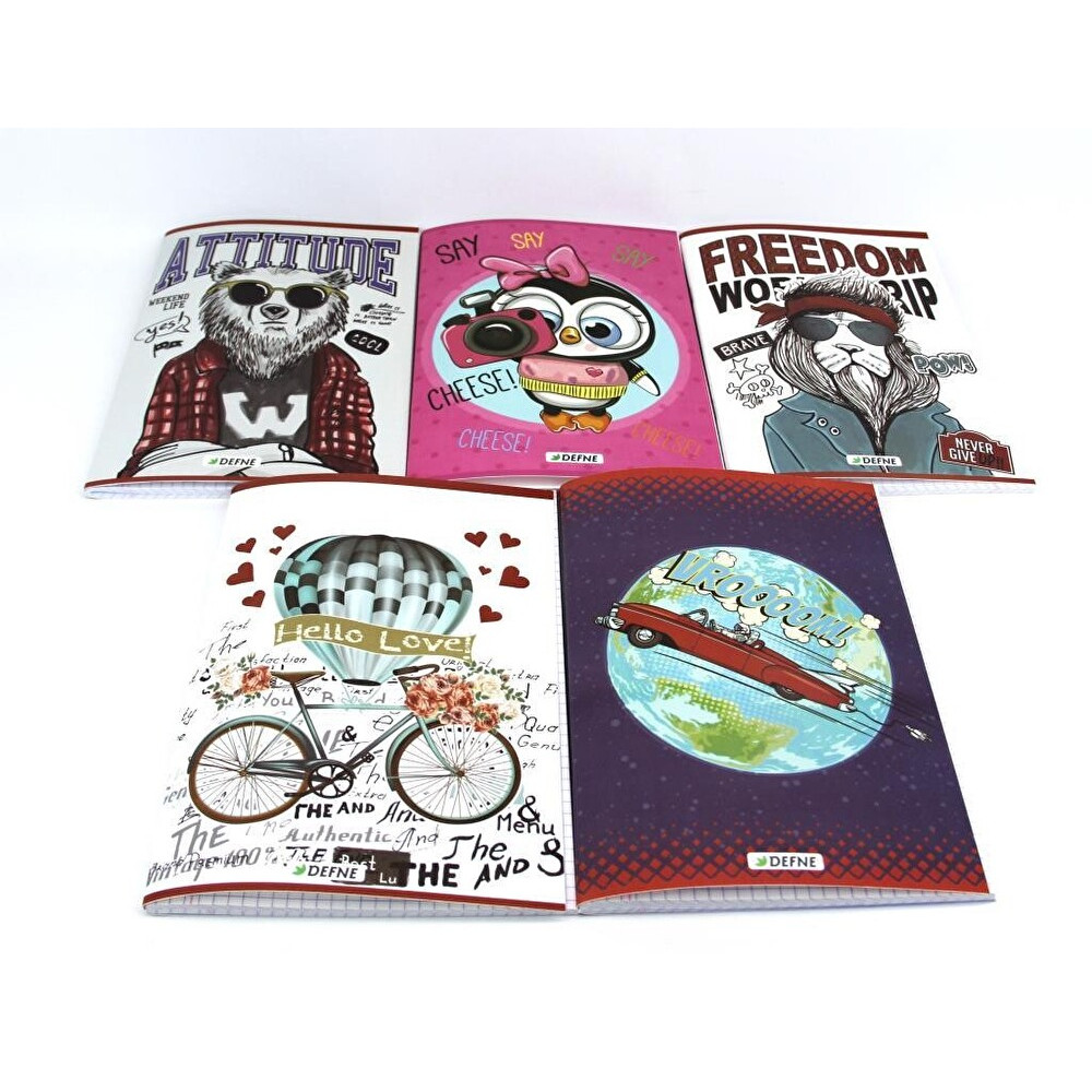 A-5 PLASTİK KAPAK DEFTER KARELİ 60 YP Defter & Kağıt Ürünleri Fiyatı