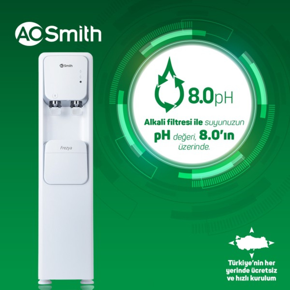 A. O. Smith Frezya 300S Sebil Su Arıtma Cihazı Bahçe Makinesi Fiyatı