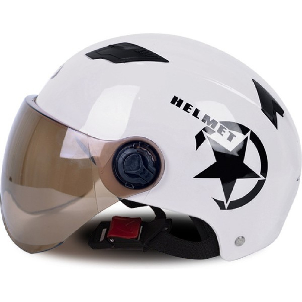 A Satyr Unisex Motosiklet Elektrikli Araç Kaskı (Yurt Dışından) - Beyaz - Standart Motorsiklet Kaskları Fiyatı