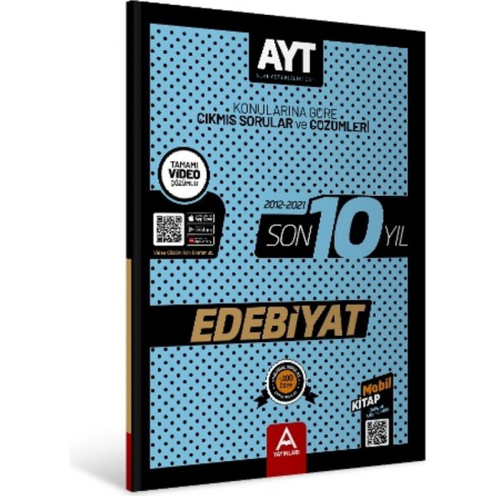 A Yayınları AYT Edebiyat Son 10 Yıl Çıkmış Soru ve Çözümleri Yeni 2022 Temel Yeterlilik Testi (TYT) Fiyatı