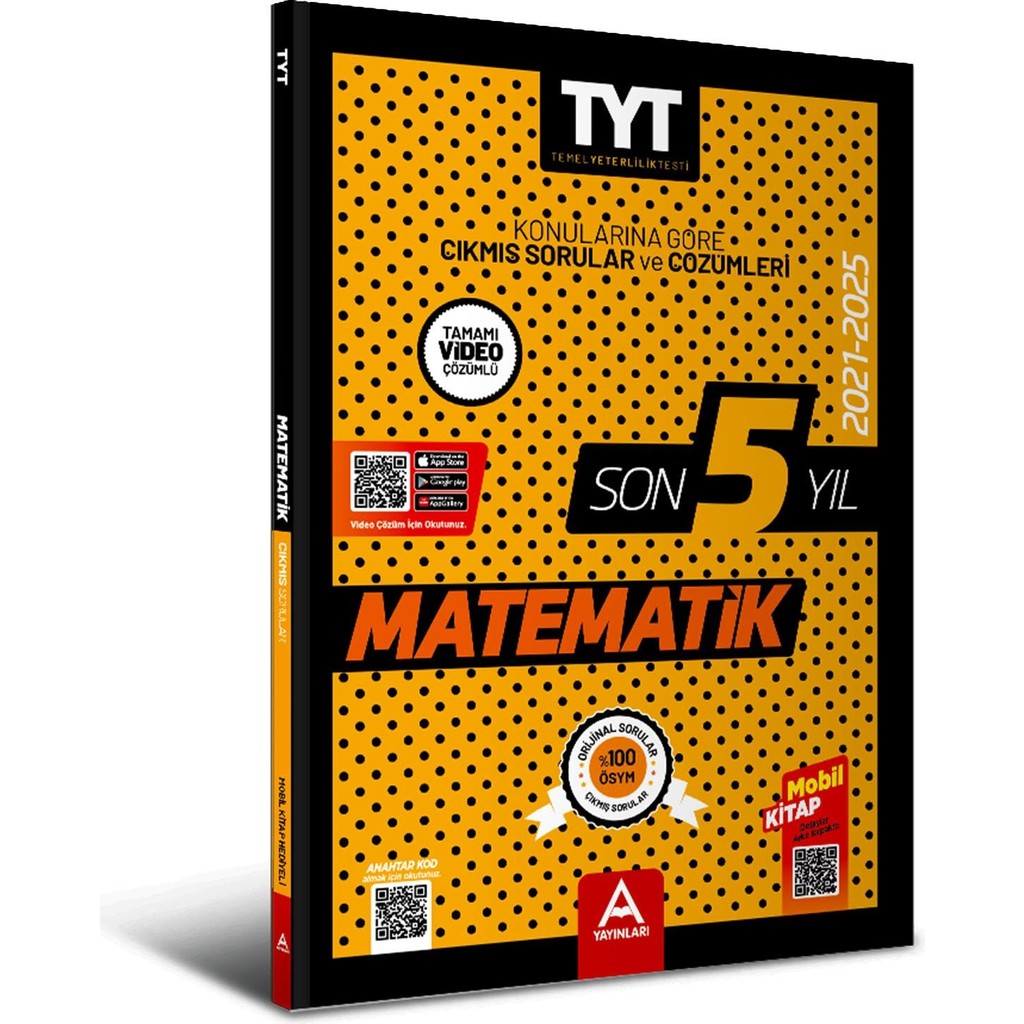 A Yayınları Son 5 Yıl Tyt Matematik Çıkmış Sorular 2021-2025 Diğer Fiyatı