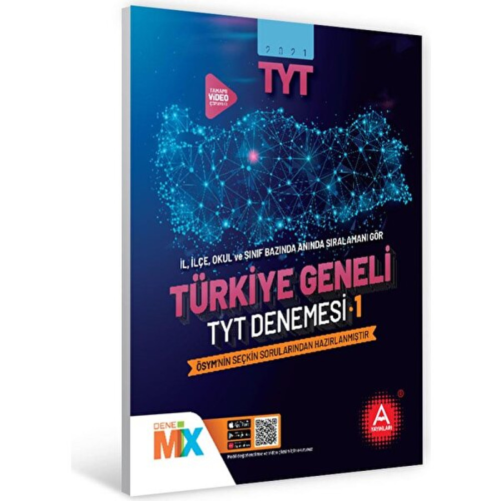 A Yayınları Türkiye Geneli TYT Çıkmış Sorular Denemesi-1 (Ciltli) Temel Yeterlilik Testi (TYT) Fiyatı