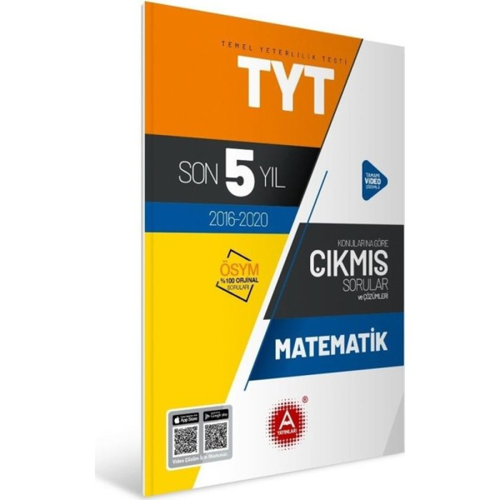 A Yayınları TYT Matematik Son 5 Yıl Konularına Göre Tamamı Çözümlü Çıkmış Sorular Matematik Fiyatı