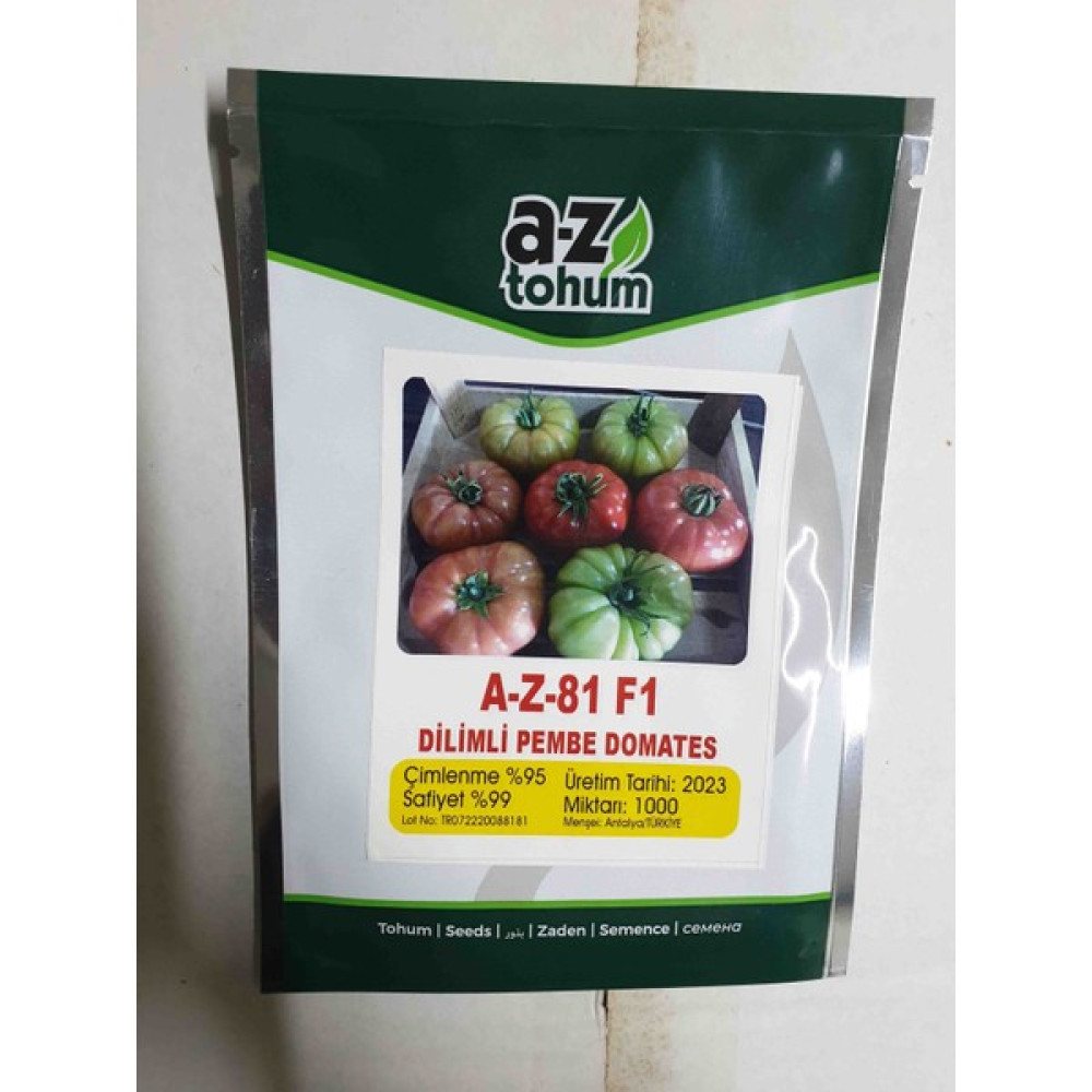 A-Z Tohum A-Z 81 F1 Dilimli Pembe Domates Tohumu 1.000 Adet - 1 Adet Oto Boyaları Fiyatı