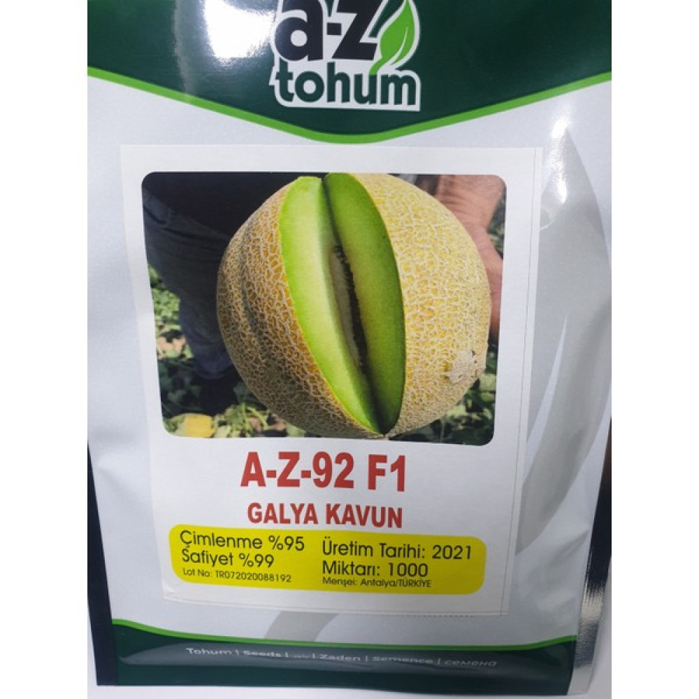 A-Z Tohum A-Z 92 F1 Galia Tipi Hibrit Kavun Tohumu 1.000 Adetlik - 1 Adet Oto Boyaları Fiyatı