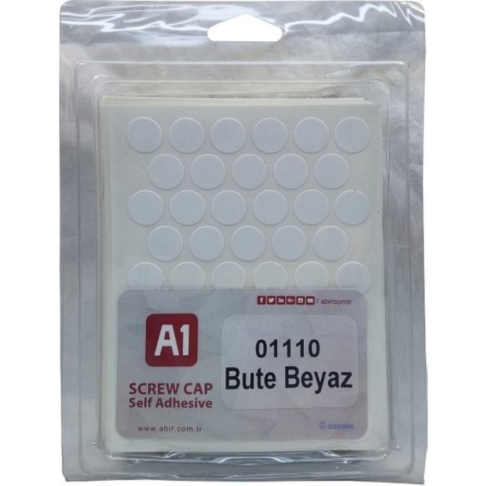 A1 Pvc Yapışkanlı Tapa Düz Renk 14MM Bute Yüzey Beyaz Oto Boyaları Fiyatı