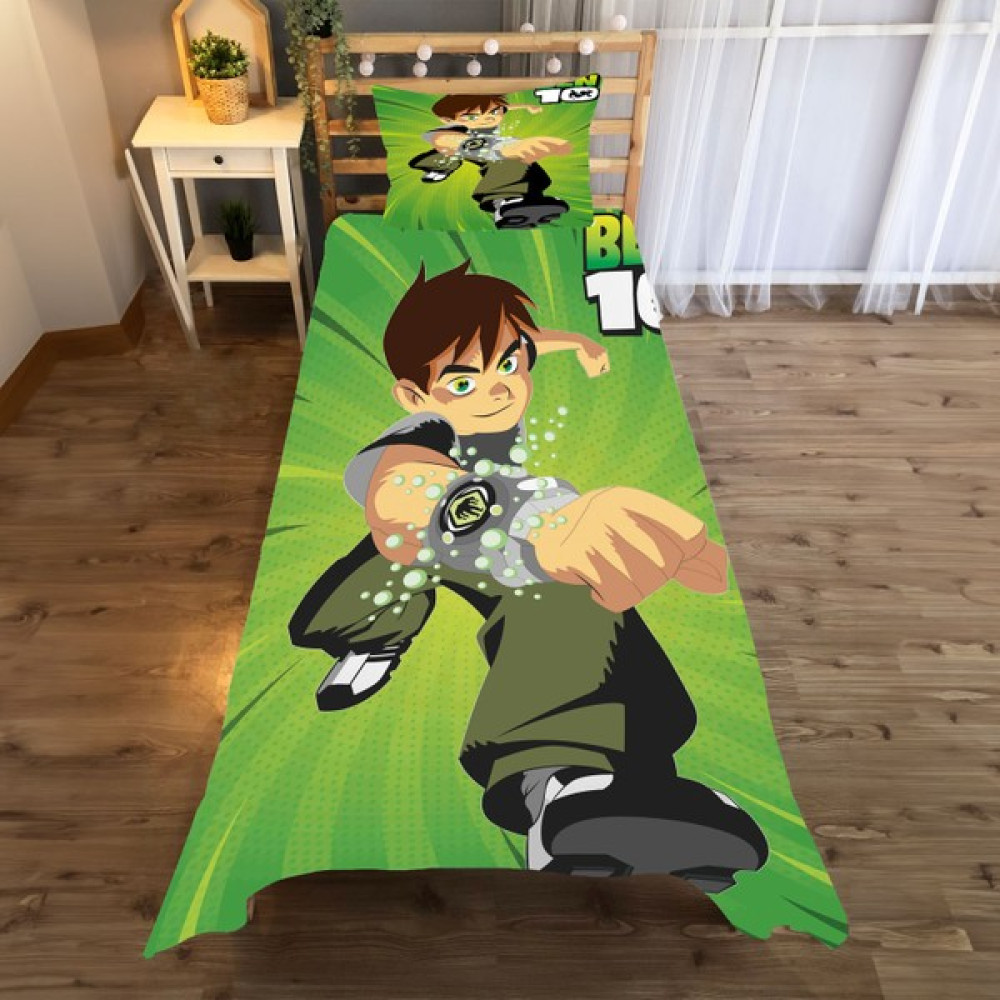 A2ZTR Bona Fortuna Ben Desenli Tek Kişilik Yatak Örtüsü ve Yastık Kılıfı - Renkli - 140 x 220 cm Yatak Örtüsü Fiyatı