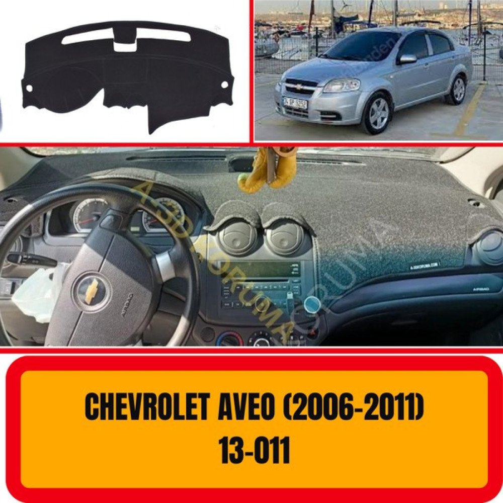 A3D Torpido Koruma Chevrolet Aveo T250 2006-2011 Ön Göğüs / Panel / Torpido Koruması - Kılıfı - Halısı Oto Boyaları Fiyatı