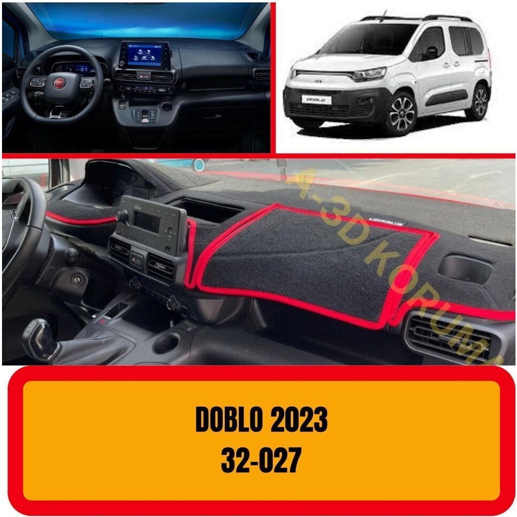 A3D Torpido Koruma Fiat Doblo 2023 Ön Gögüs Panel Torpido Korumasi Kilifi Halisi Koruyucu Örtüsü Salon Halısı Fiyatı