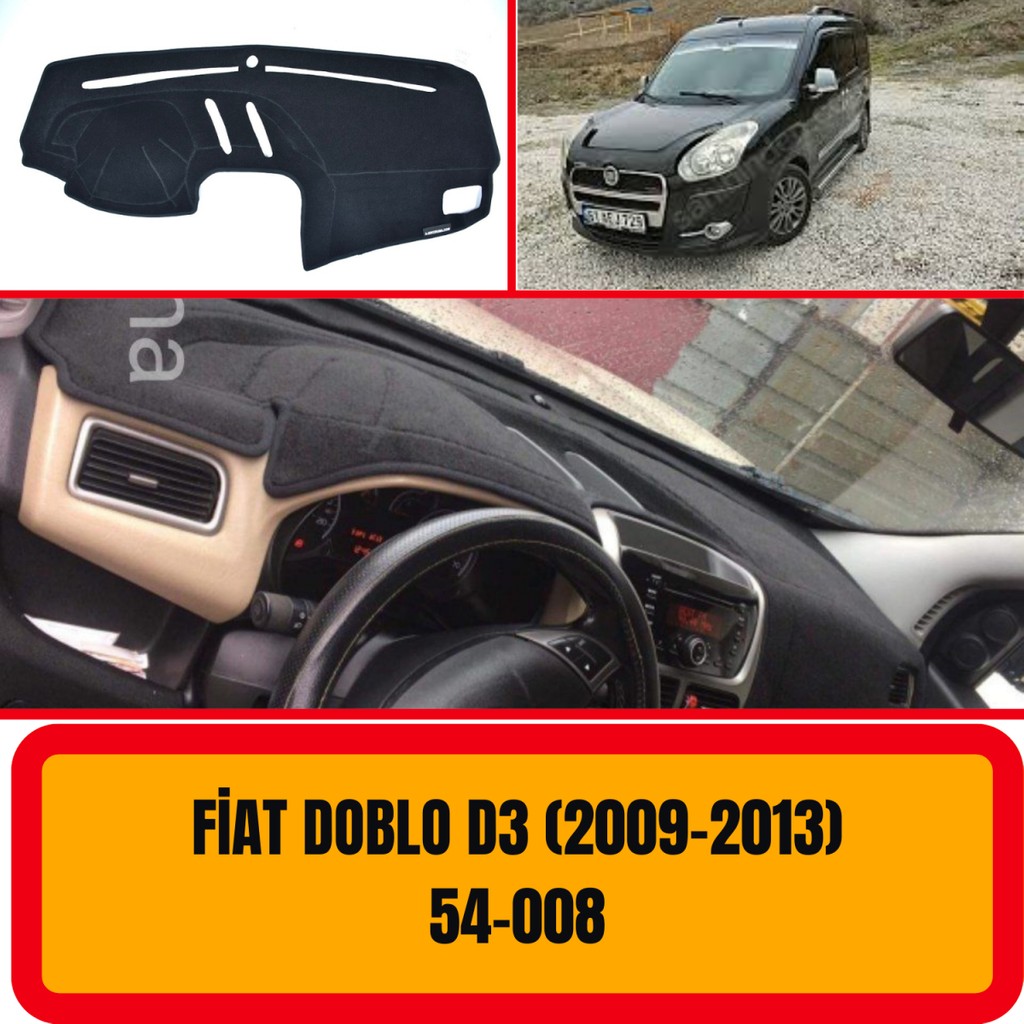 A3D Torpido Koruma Fiat Doblo D3 2009-2013 Ön Göğüs / Panel / Torpido Koruması - Kılıfı - Halısı Salon Halısı Fiyatı