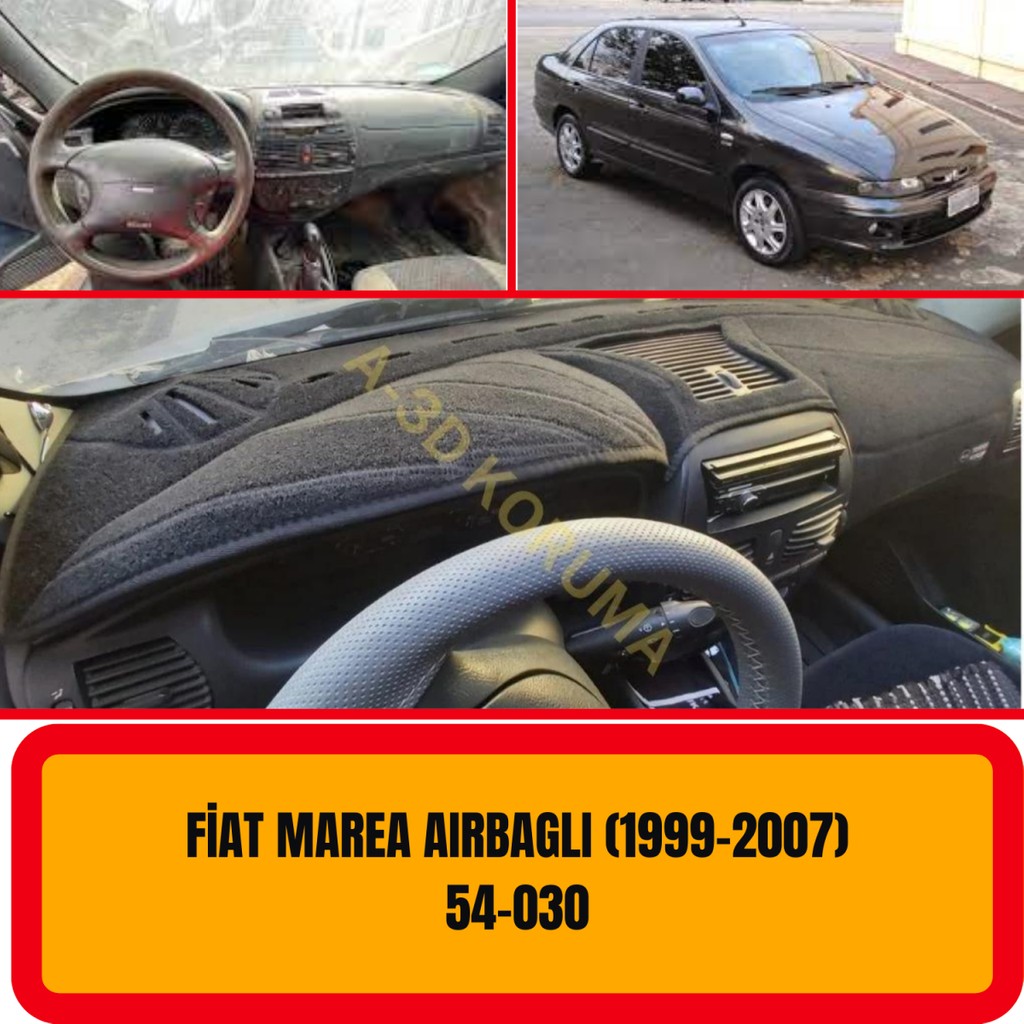 A3D Torpido Koruma Fiat Marea 1999-2007 Airbagli Ön Göğüs / Panel / Torpido Koruması - Kılıfı - Halısı Salon Halısı Fiyatı