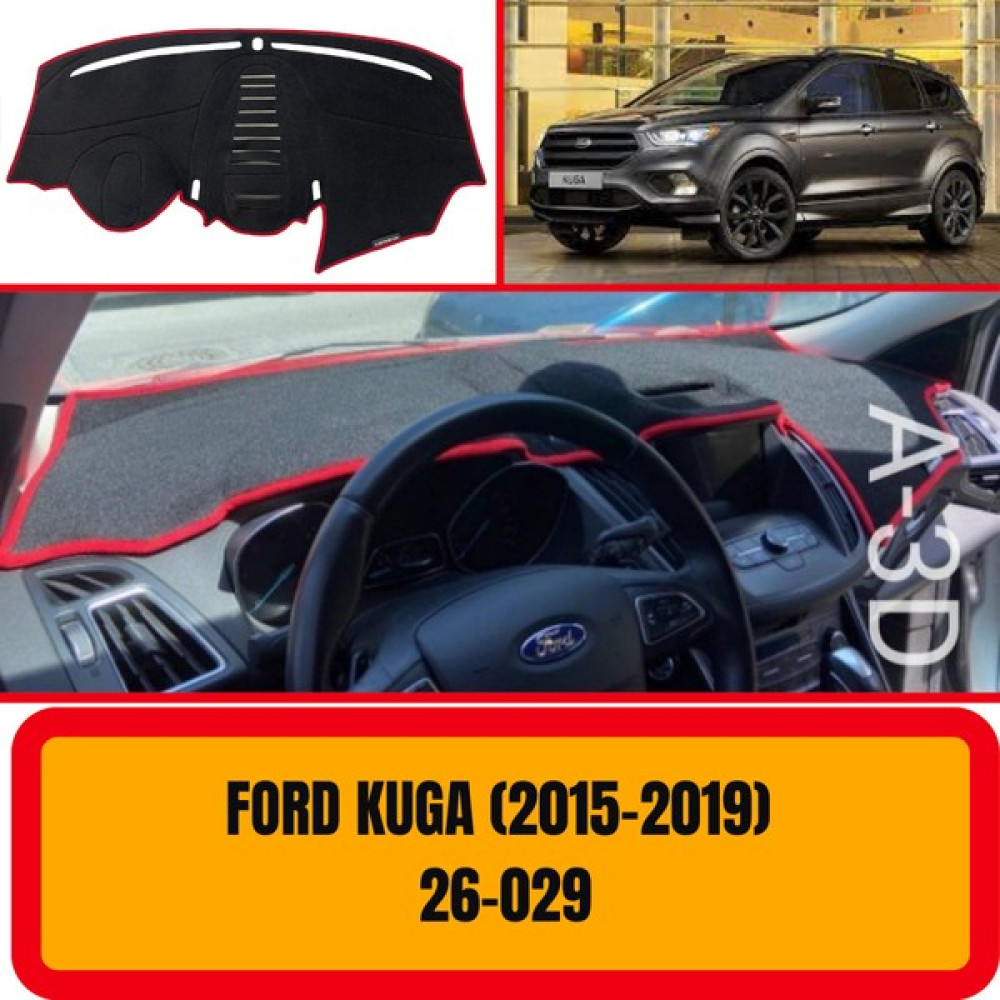 A3D Torpido Koruma Ford Kuga 2015-2019 Ön Göğüs / Panel / Torpido Koruması - Kılıfı - Halısı Oto Boyaları Fiyatı
