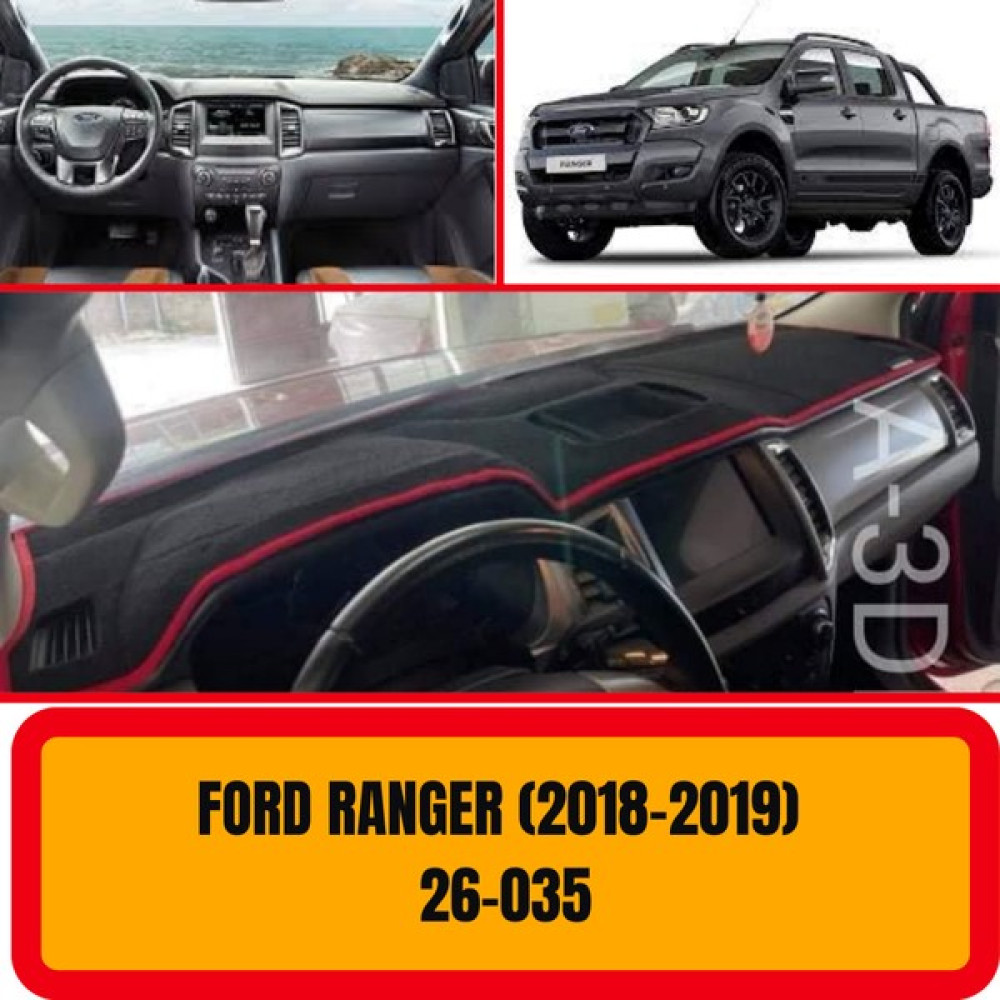 A3D Torpido Koruma Ford Ranger 2018-2019 Ön Göğüs / Panel / Torpido Koruması - Kılıfı - Halısı Oto Boyaları Fiyatı