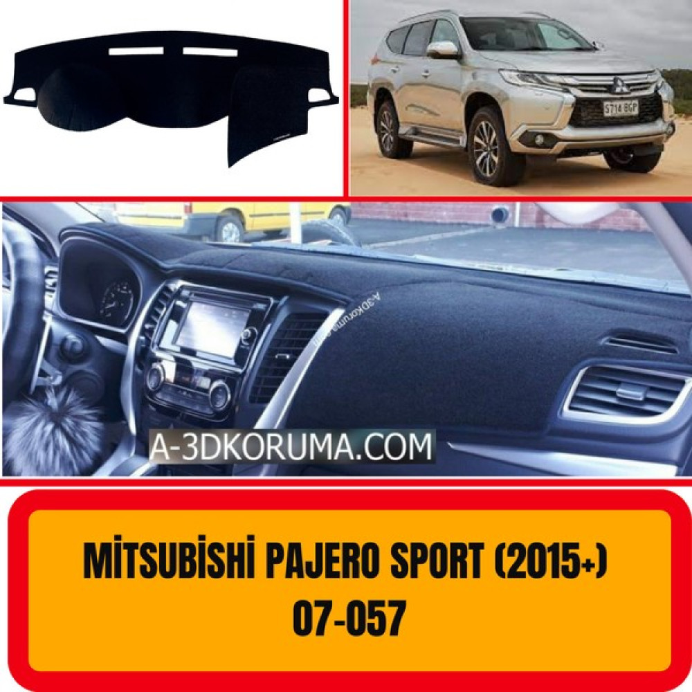A3D Torpido Koruma Mitsubishi Pajero Sport 2006+ Ön Göğüs / Panel / Torpido Koruması - Kılıfı - Halısı Oto Boyaları Fiyatı