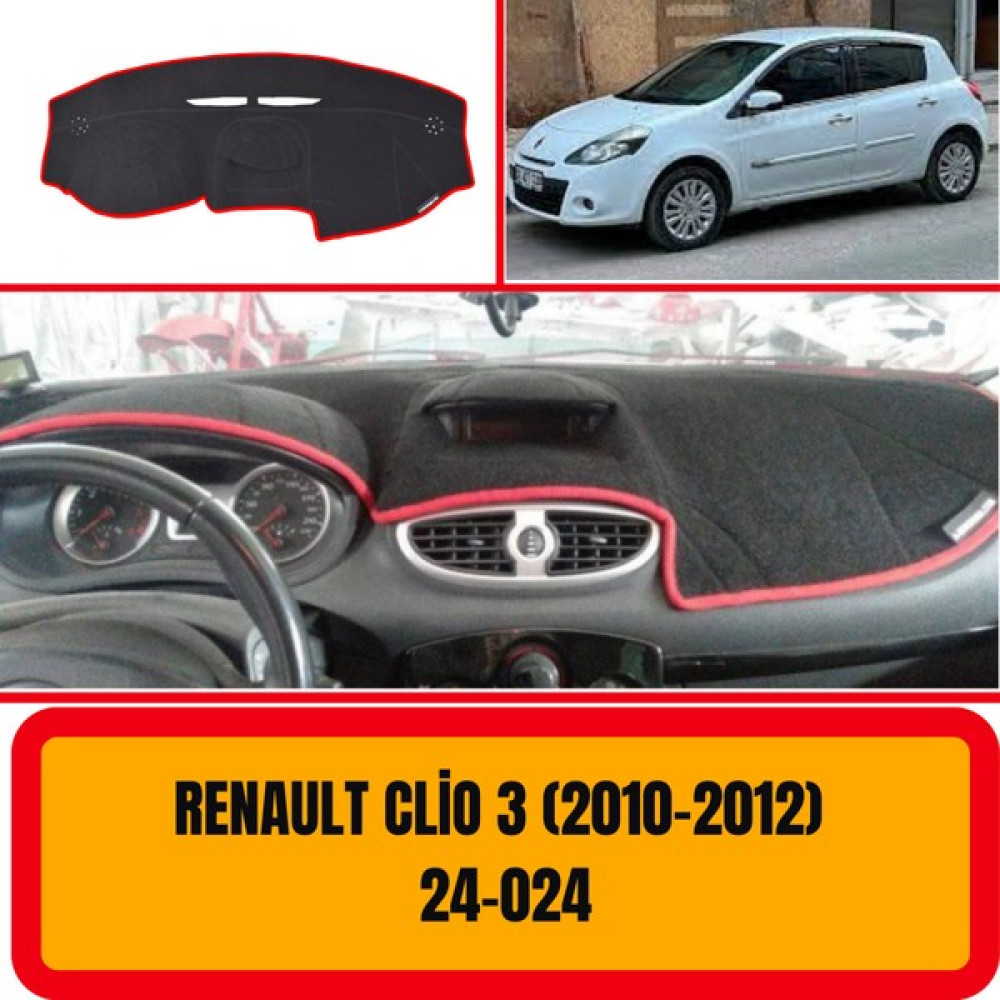 A3D Torpido Koruma Renault Clio 3 2010-2012 Ön Göğüs / Panel / Torpido Koruması - Kılıfı - Halısı Oto Boyaları Fiyatı