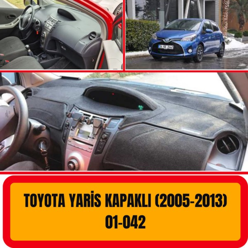 A3D Torpido Koruma Toyota Yaris 2005 - 2013 XP90 Ön Göğüs / Panel / Torpido Koruması - Kılıfı - Halısı Oto Boyaları Fiyatı