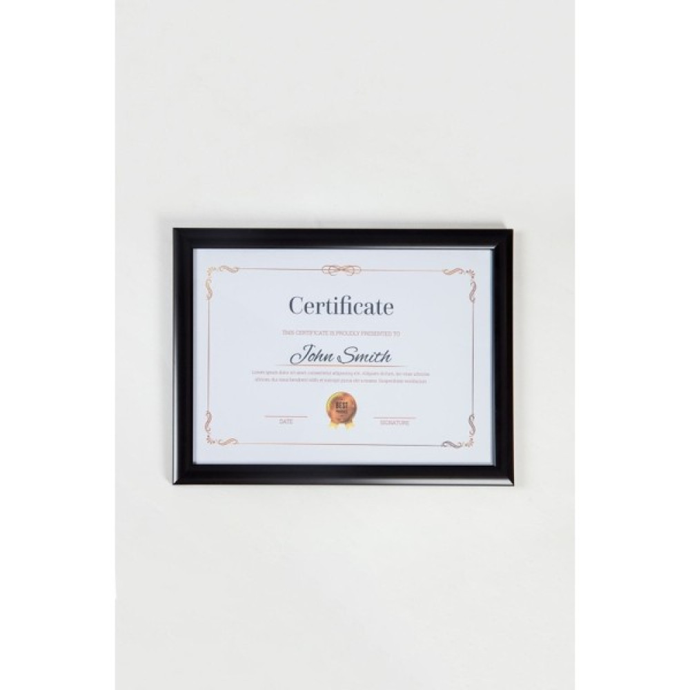 A4 Çerçeve Siyah 21 x 30 Sertifika Diploma Belge Fotoğraf Için Pvc Camlı Resim & Fotoğraf Çerçevesi Fiyatı