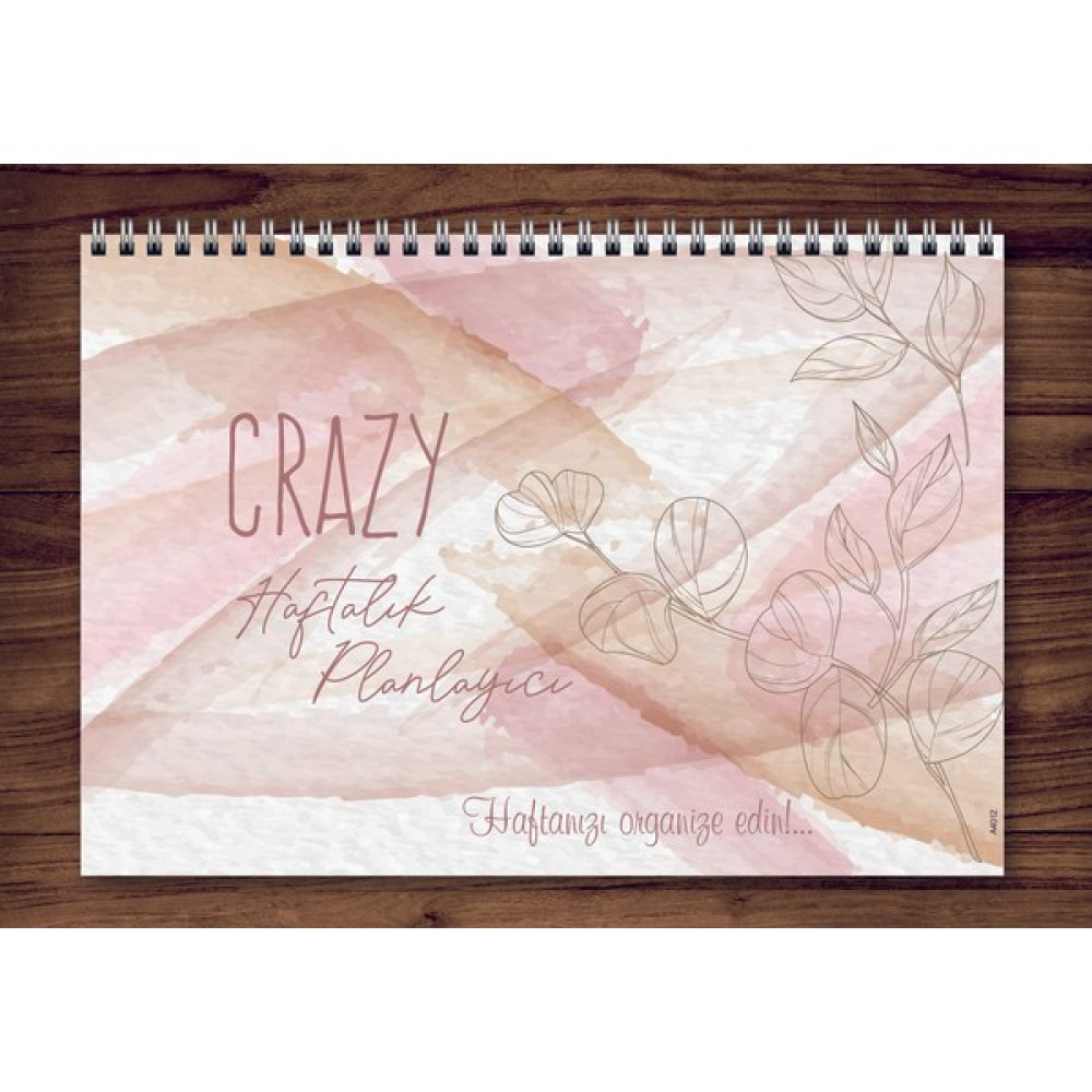 A4 Haftalık Planlayıcı Crazy Ajanda Fiyatı