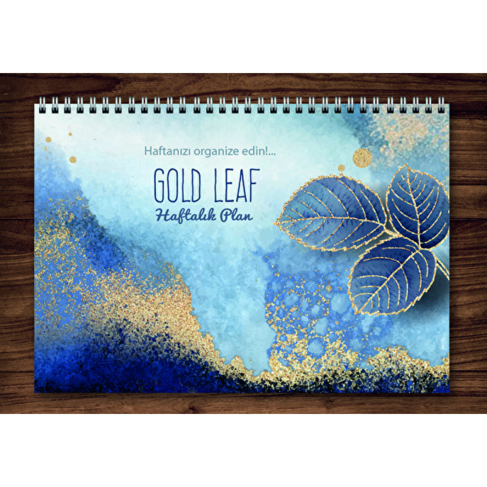 A4 Haftalık Planlayıcı Gold Leaf Ajanda Fiyatı