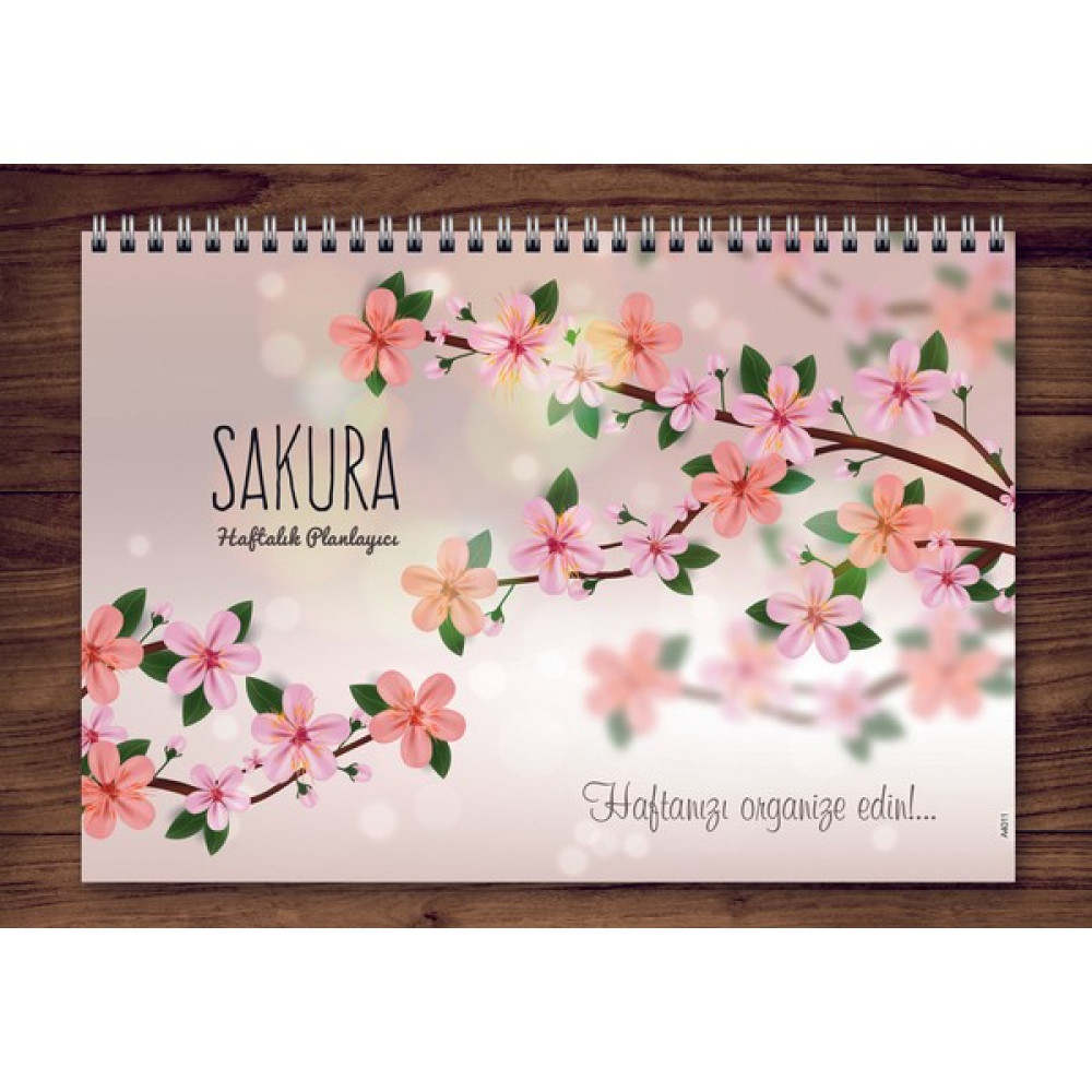 A4 Haftalık Planlayıcı Sakura Ajanda Fiyatı