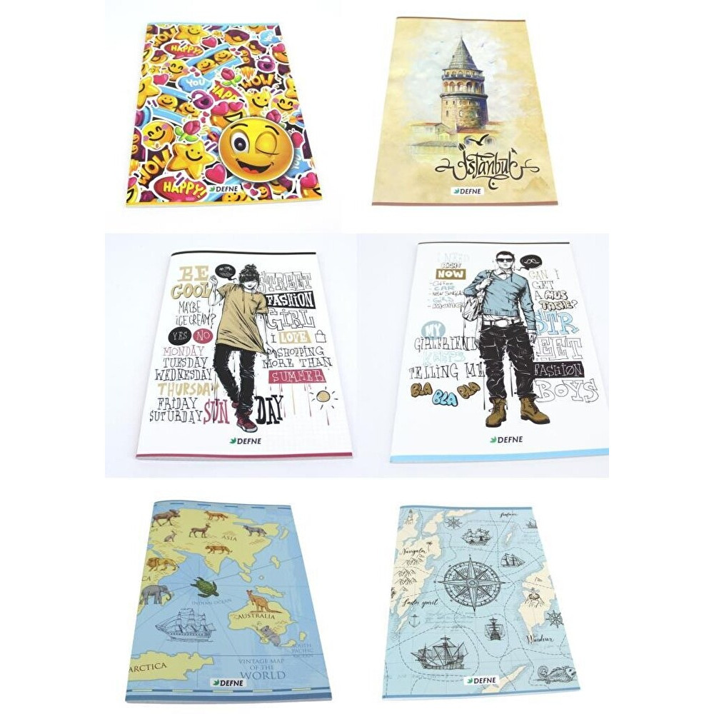 A4 PLASTİK KAPAK DİKİŞLİ ÇİZGİL 100 Y Defter & Kağıt Ürünleri Fiyatı